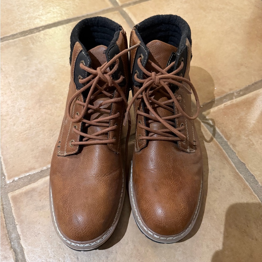 Men's Brown Leather Boots